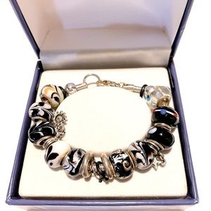 Imitation Pandora Black&White Bracelet